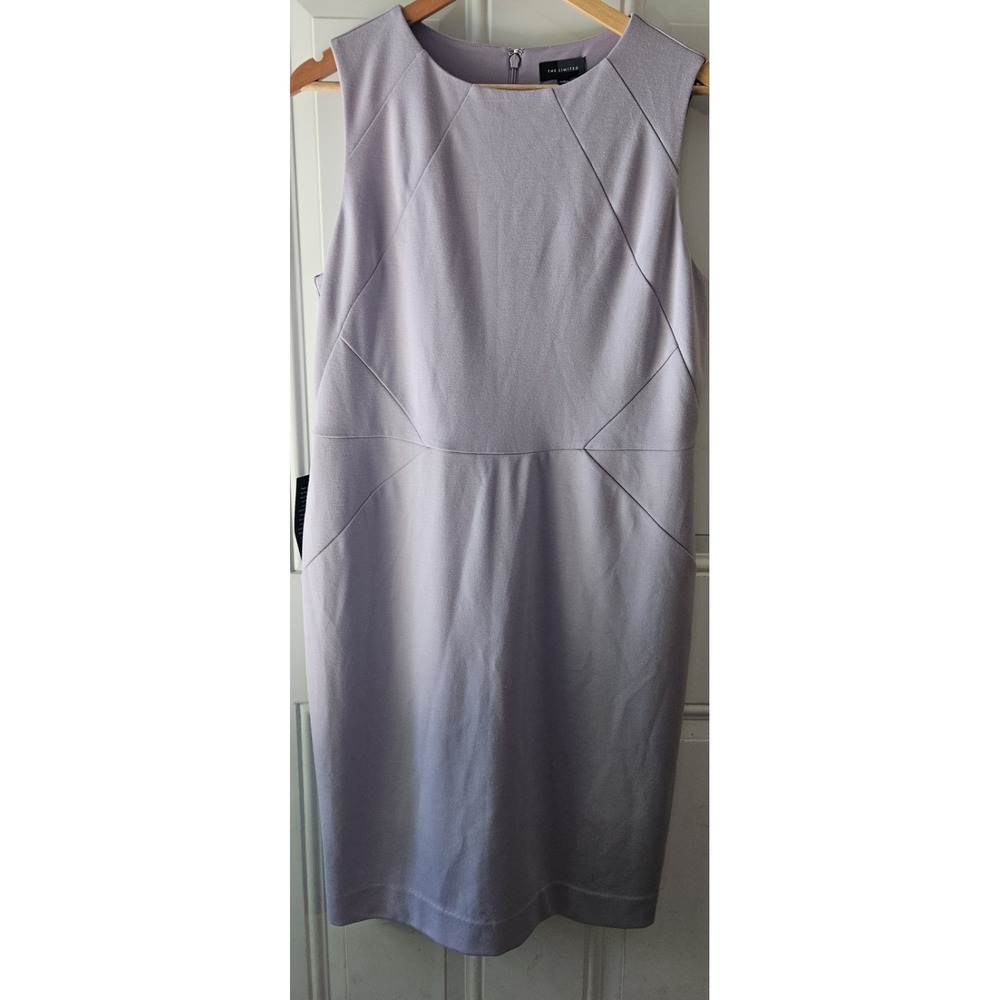 The Limited Dress Size‎ 12 NWT Lavender Sheath Sleeveless Career Cocktail Midi